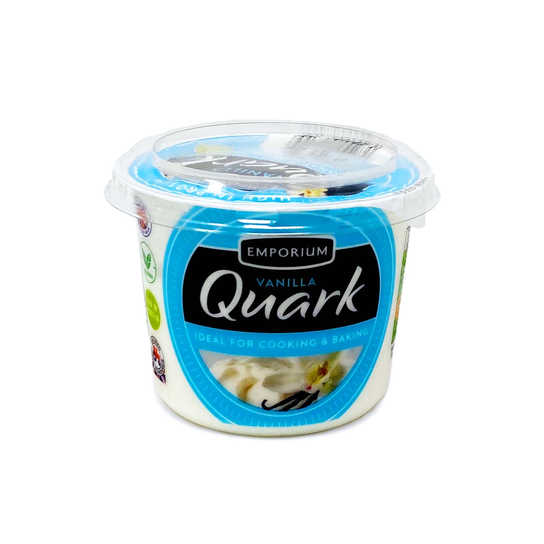 Emporium Vanilla Quark Spoonable Soft Cheese 250g ALDI